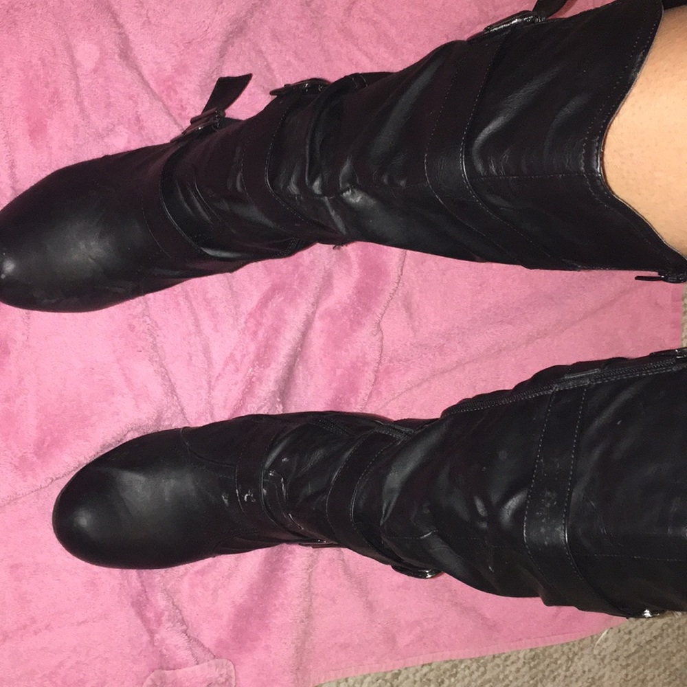 Black heels